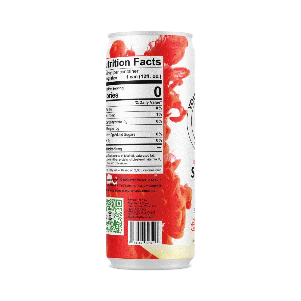 Delta 8 Blood Orange Seltzer