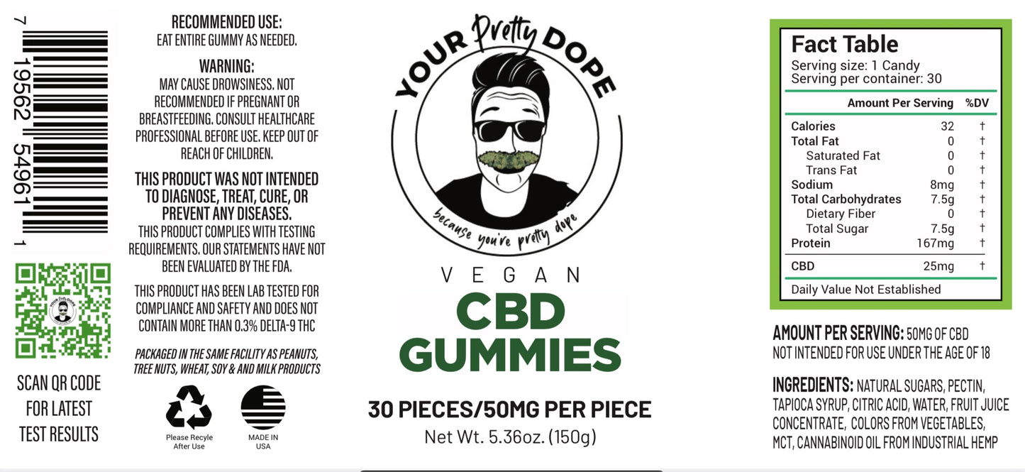 CBD Vegan Gummies