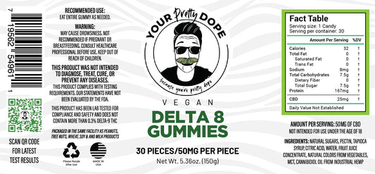 Delta 8 Vegan Gummies